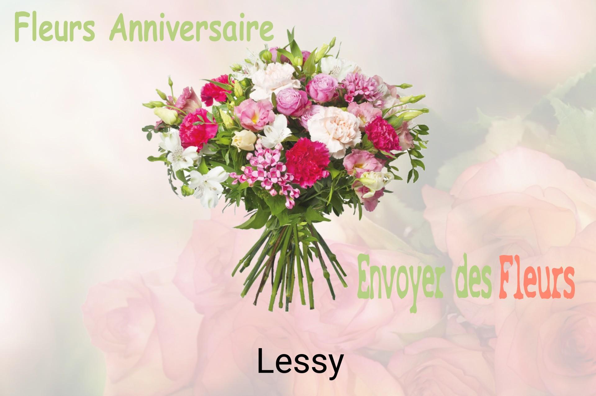 Bouquet de fleurs d’anniversaire livré à Lessy